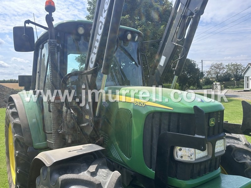 John Deere 6420 Tractor Quickie Q960 End Loader For Sale