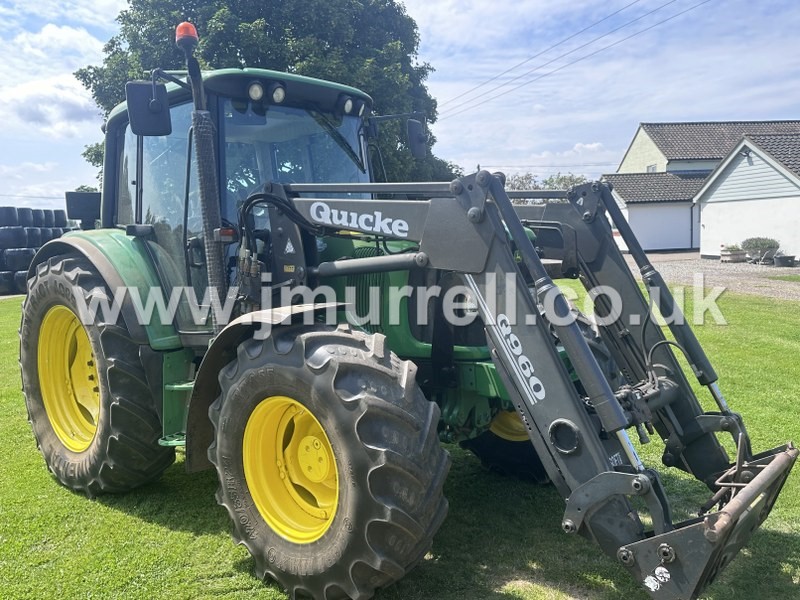 John Deere 6420 Tractor Quickie Q960 End Loader For Sale