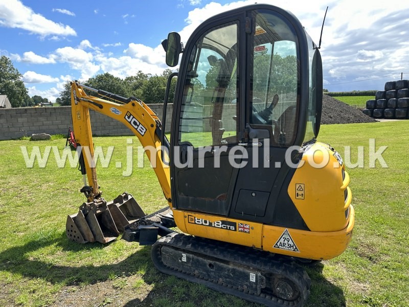 2017 JCB 8018 CTS Mini Digger For Sale