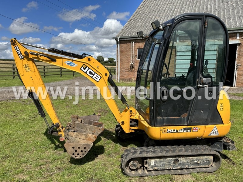 2017 JCB 8018 CTS Mini Digger For Sale