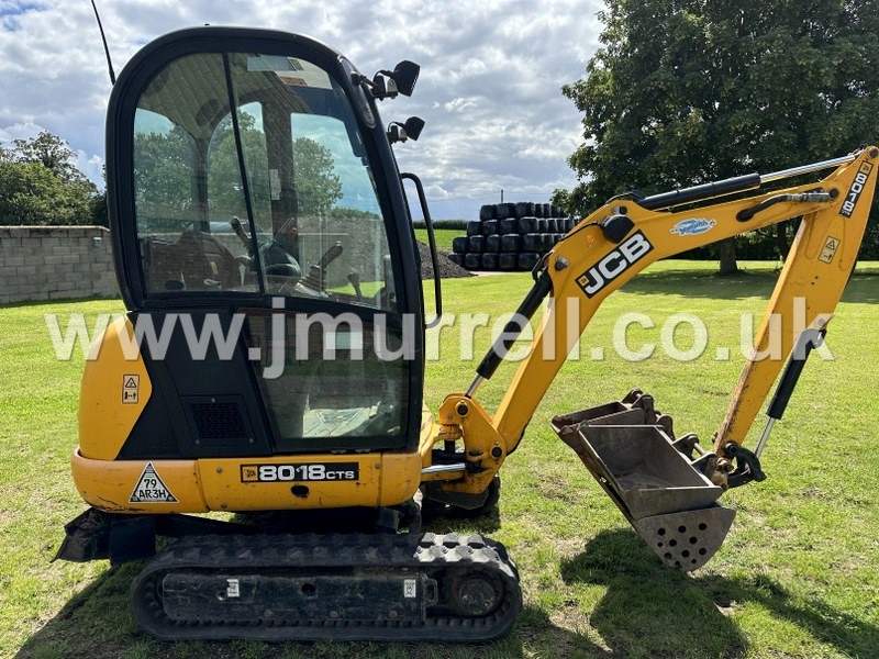 2017 JCB 8018 CTS Mini Digger For Sale