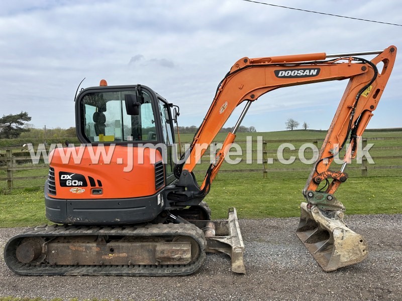 Doosan DX60R Rubber Tracked Excavator For Sale