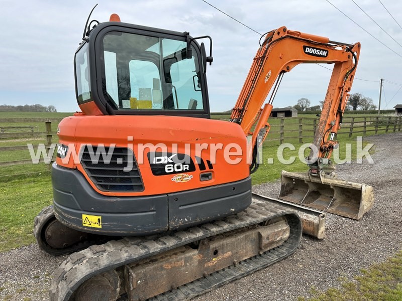 Doosan DX60R Rubber Tracked Excavator For Sale