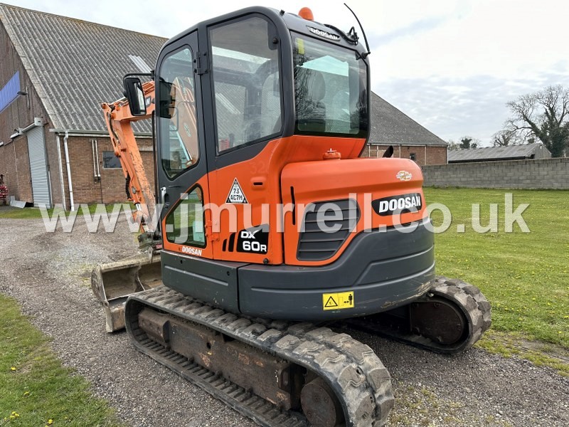 Doosan DX60R Rubber Tracked Excavator For Sale