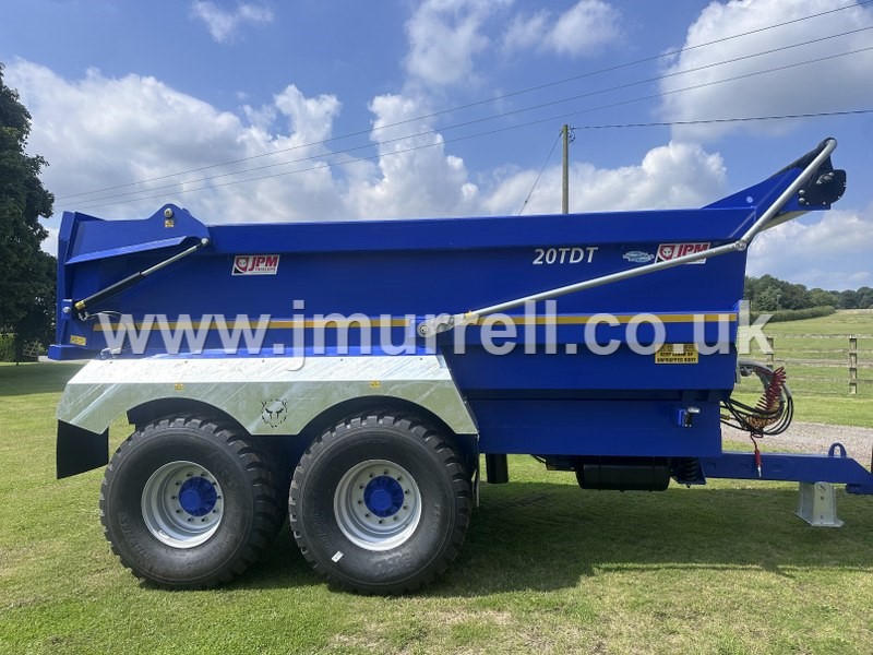 JPM 20T Dump Trailer with Roll Over Sheet