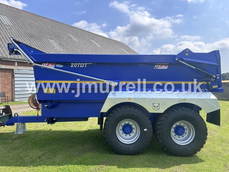 JPM 20T Dump Trailer with Roll Over Sheet