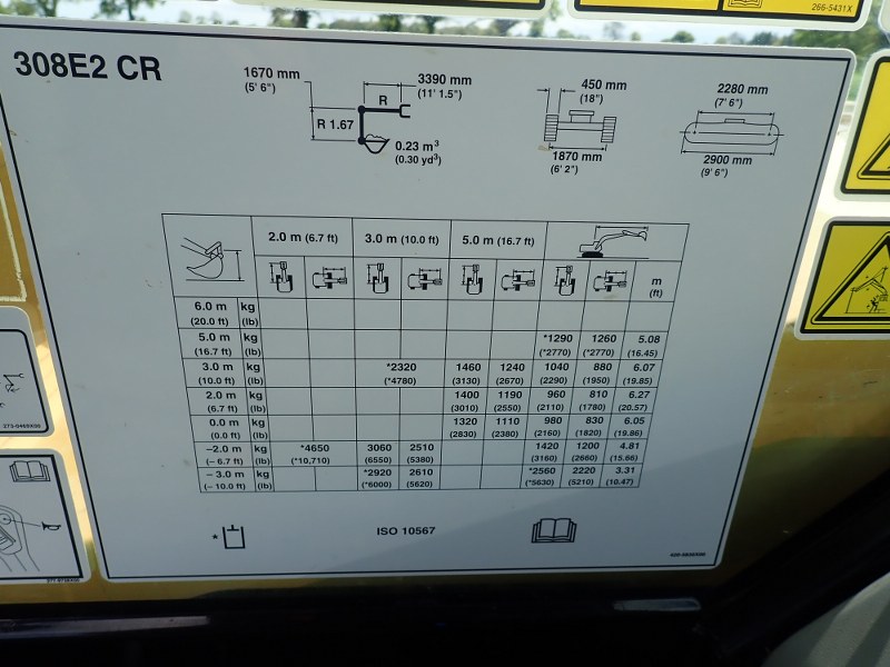 Caterpillar 308E 2 CR Excavator for sale