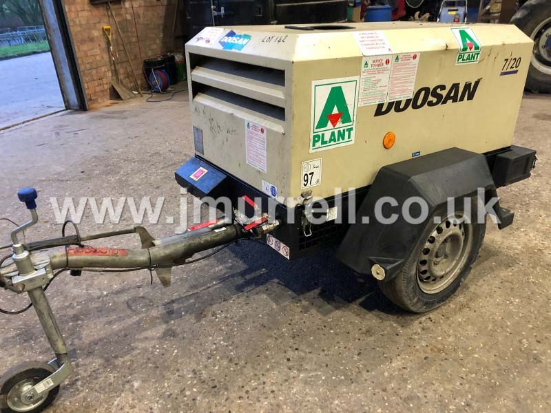 Ingersoll Rand Doosan 7/20 Compressor For Sale