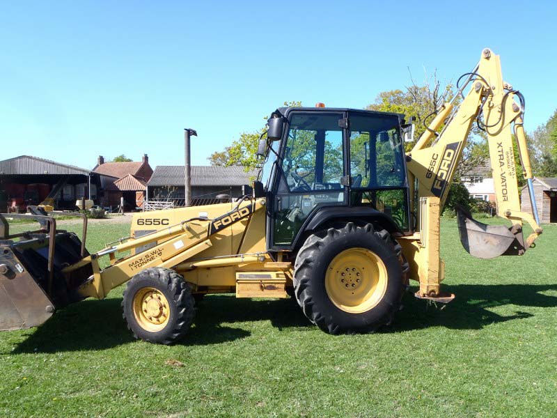 Ford 655C wheeled backhoe digger for sale