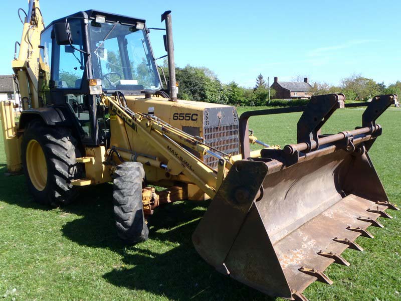 Ford 655C wheeled backhoe digger for sale