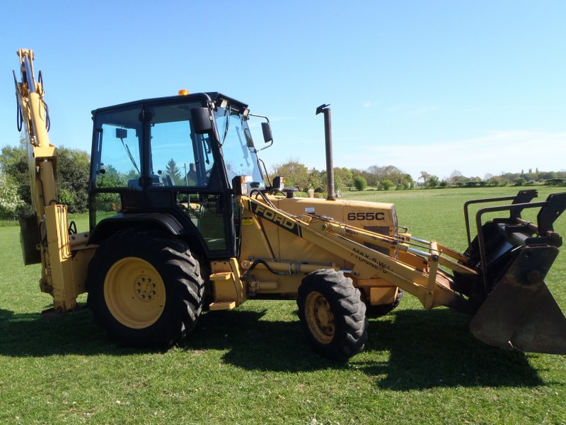 Ford 655C wheeled backhoe digger for sale