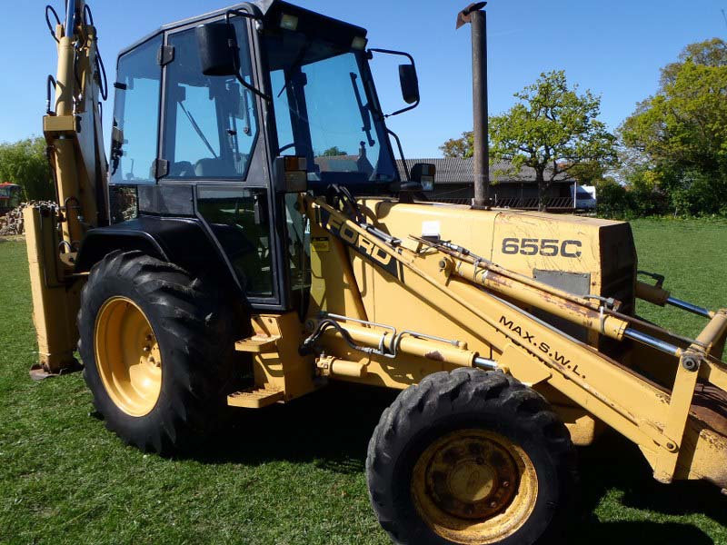 Ford 655C wheeled backhoe digger for sale