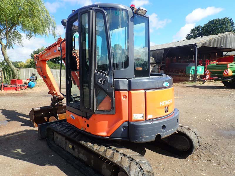 Hitachi ZX50U-2 CLR Compact Mini Excavator Digger For Sale