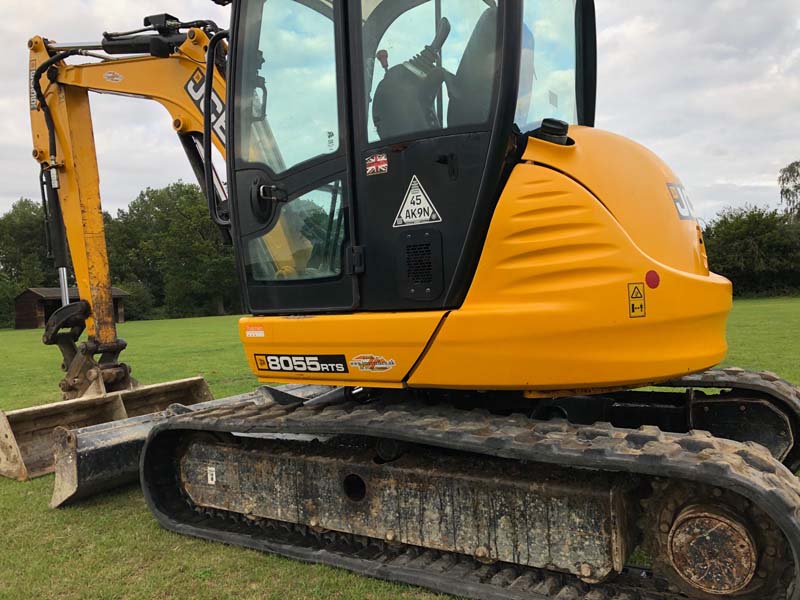 JCB 8055 RTS Rubber tracked excavator for sale