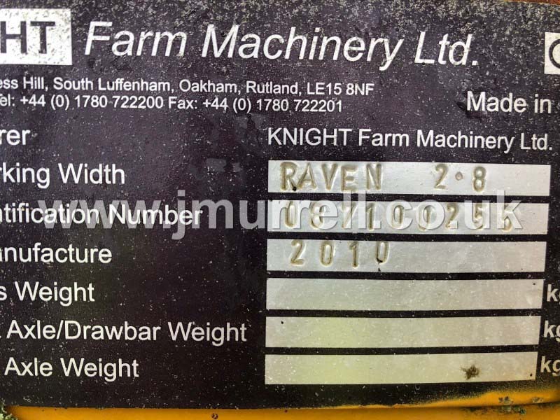 Knight Farm Machinery Raven 2.8 for sale