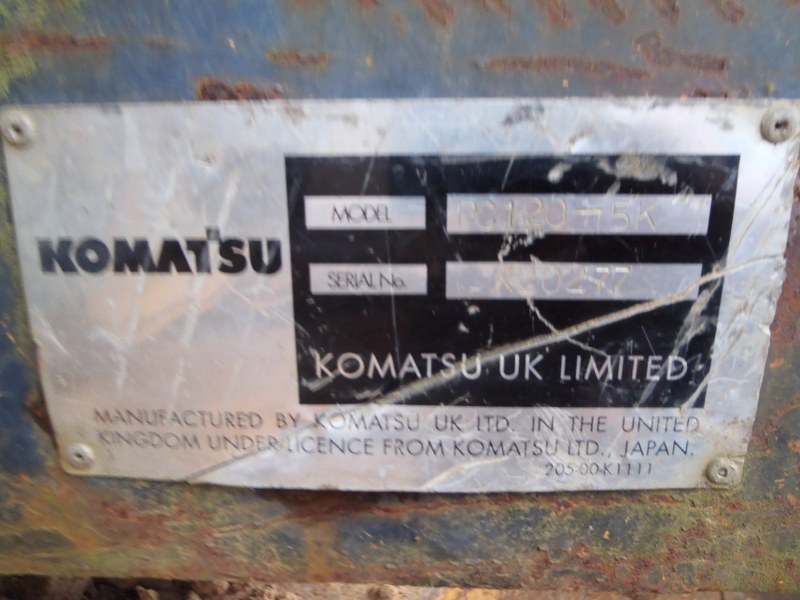 Komatsu PC120 Excavator for sale