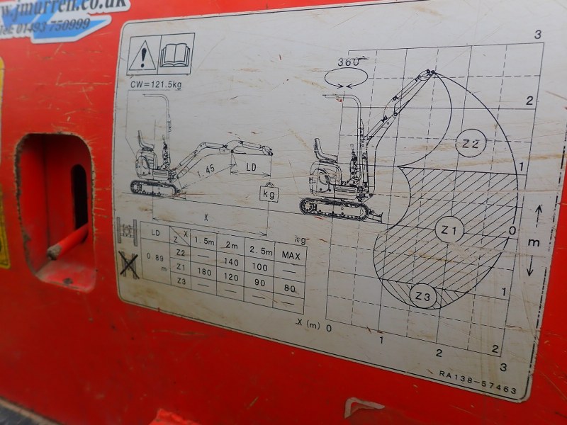 Kubota U10-3 Mini digger for sale