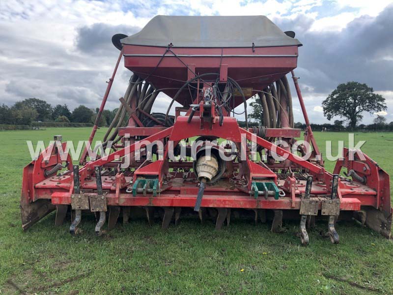 Kverneland 3 Meter power harrow drill combination for sale