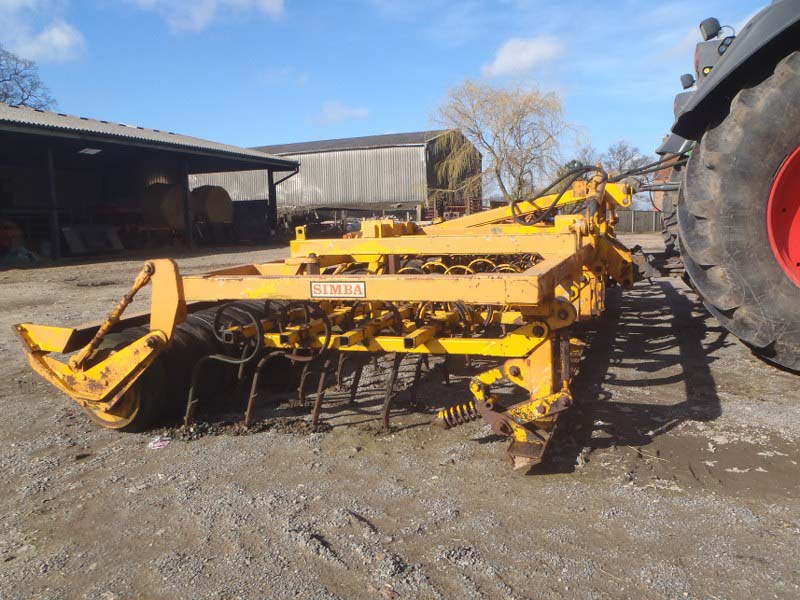 Simba 6 Meter spring tine harrow for sale