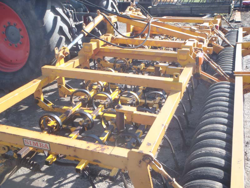 Simba 6 Meter spring tine harrow for sale