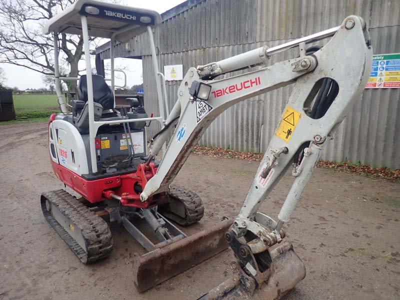 Takeuchi TB216 Compact mini digger for sale