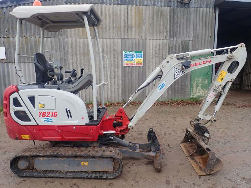 Takeuchi TB216 Compact mini digger for sale