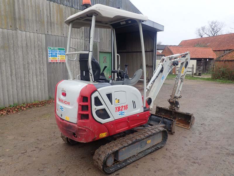 Takeuchi TB216 Compact mini digger for sale