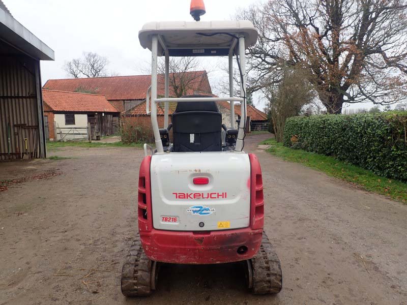 Takeuchi TB216 Compact mini digger for sale