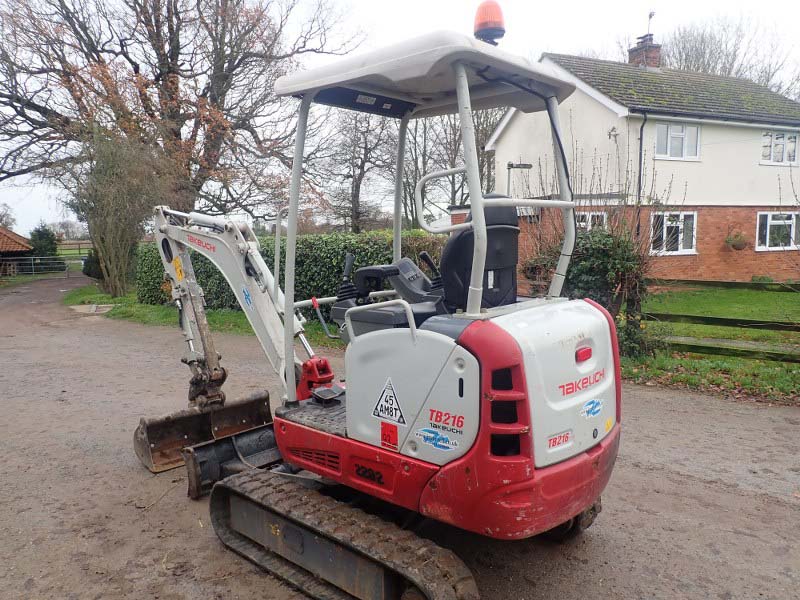 Takeuchi TB216 Compact mini digger for sale