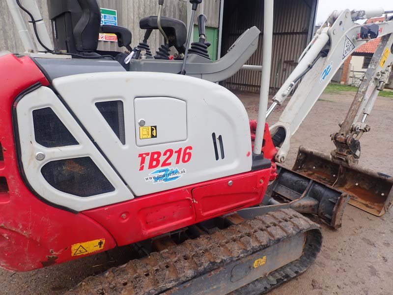 Takeuchi TB216 Compact mini digger for sale