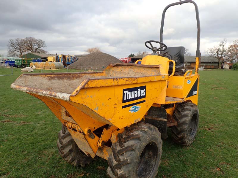 Thwaites 1 Tonne skip loader dumper for sale