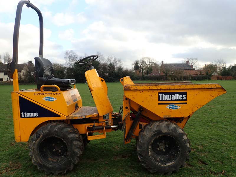 Thwaites 1 Tonne skip loader dumper for sale