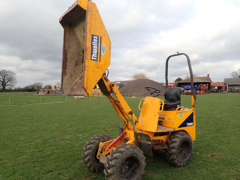 Thwaites 1 Tonne skip loader dumper for sale