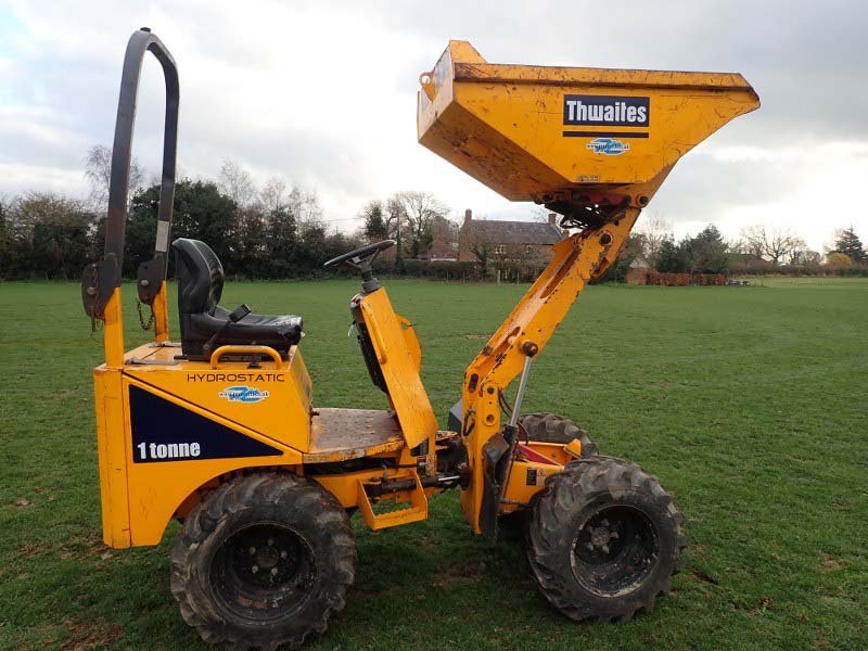 Thwaites 1 Tonne skip loader dumper for sale