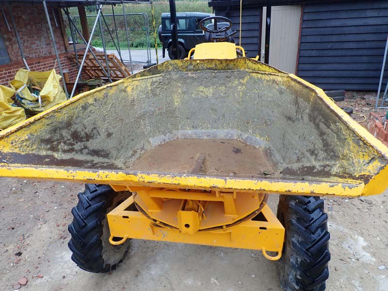 Thwaites 2 Tonne swivel skip site dumper for sale