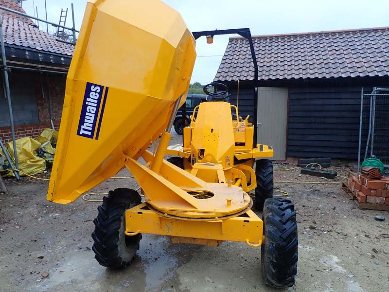 Thwaites 2 Tonne swivel skip site dumper for sale