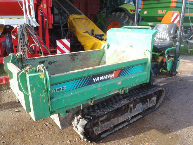 Yanmar C10R2 tracked 3 way tip dumper for sale