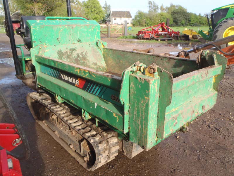 Yanmar C10R2 tracked 3 way tip dumper for sale